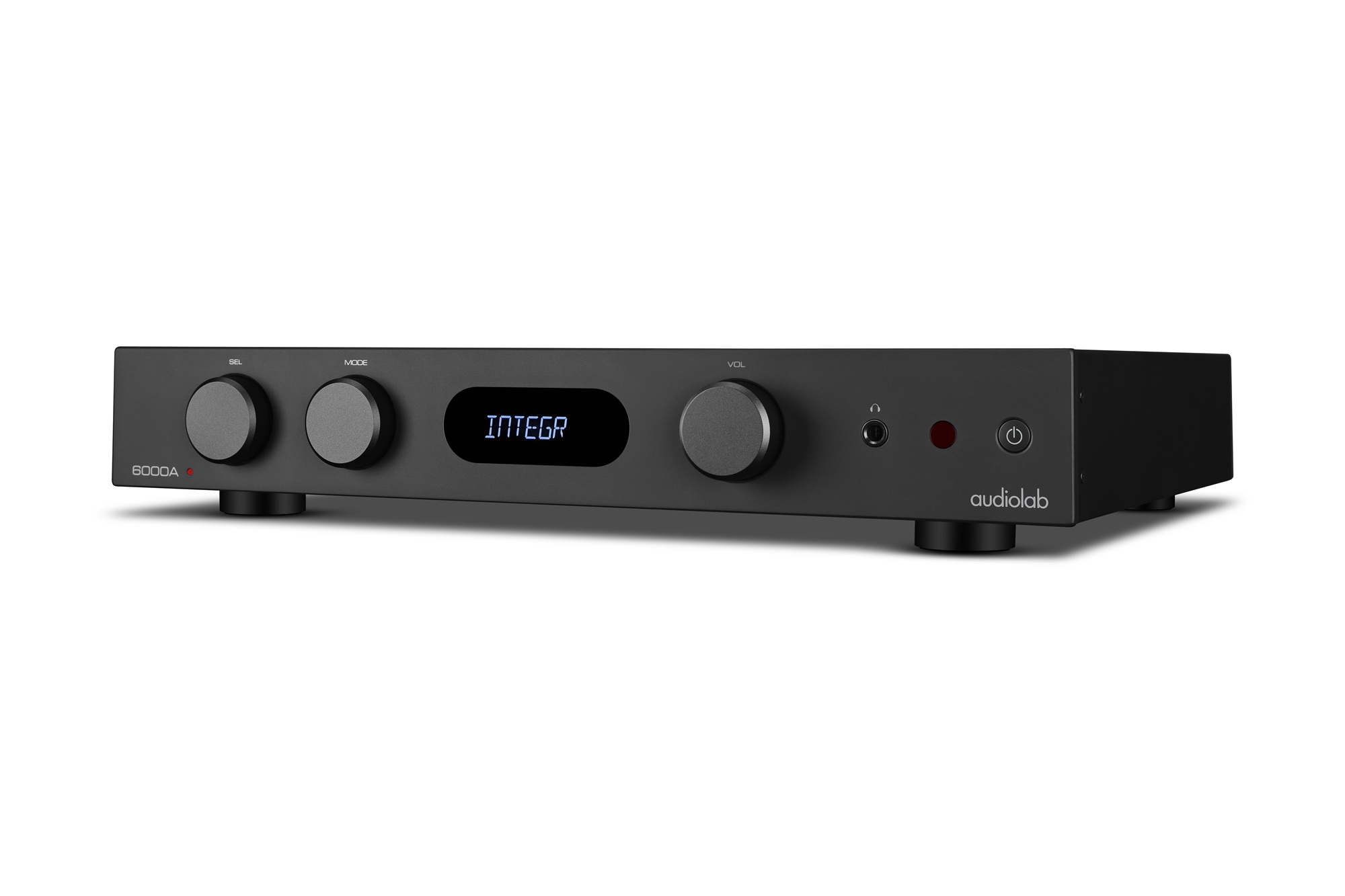 seitliche Front audiolab 6000A MKII Black