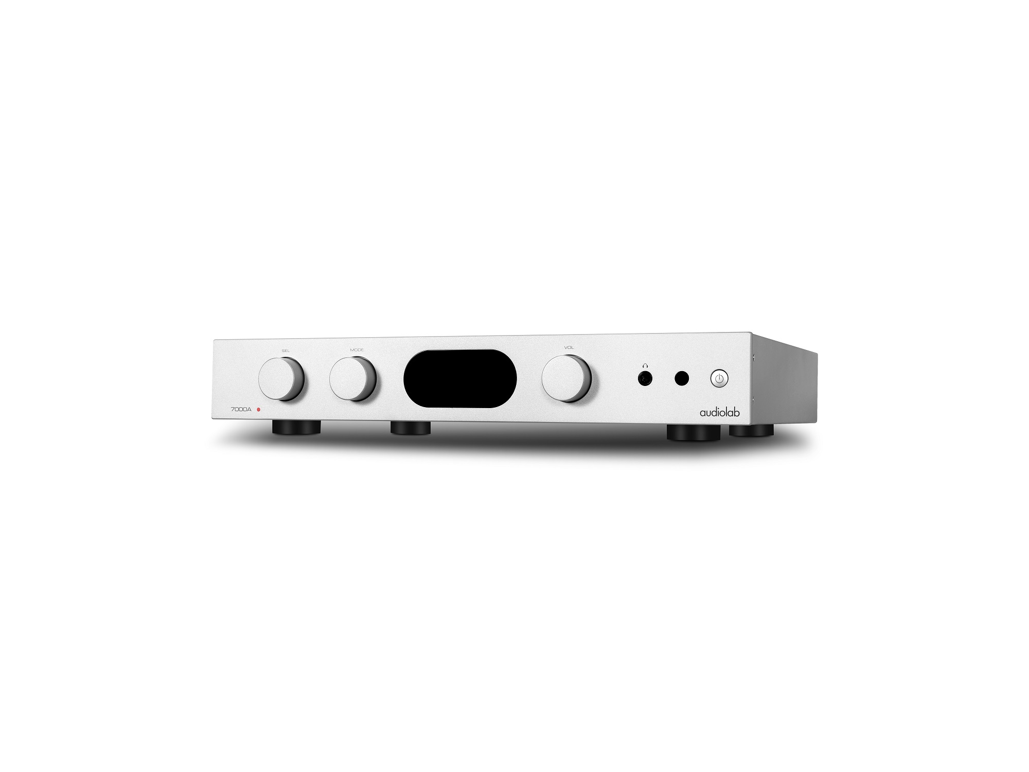 seitliche Front audiolab 7000A silver