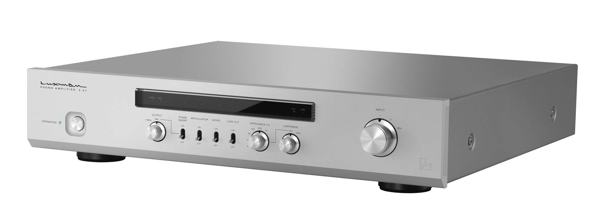 seitliche Front Luxman E-07