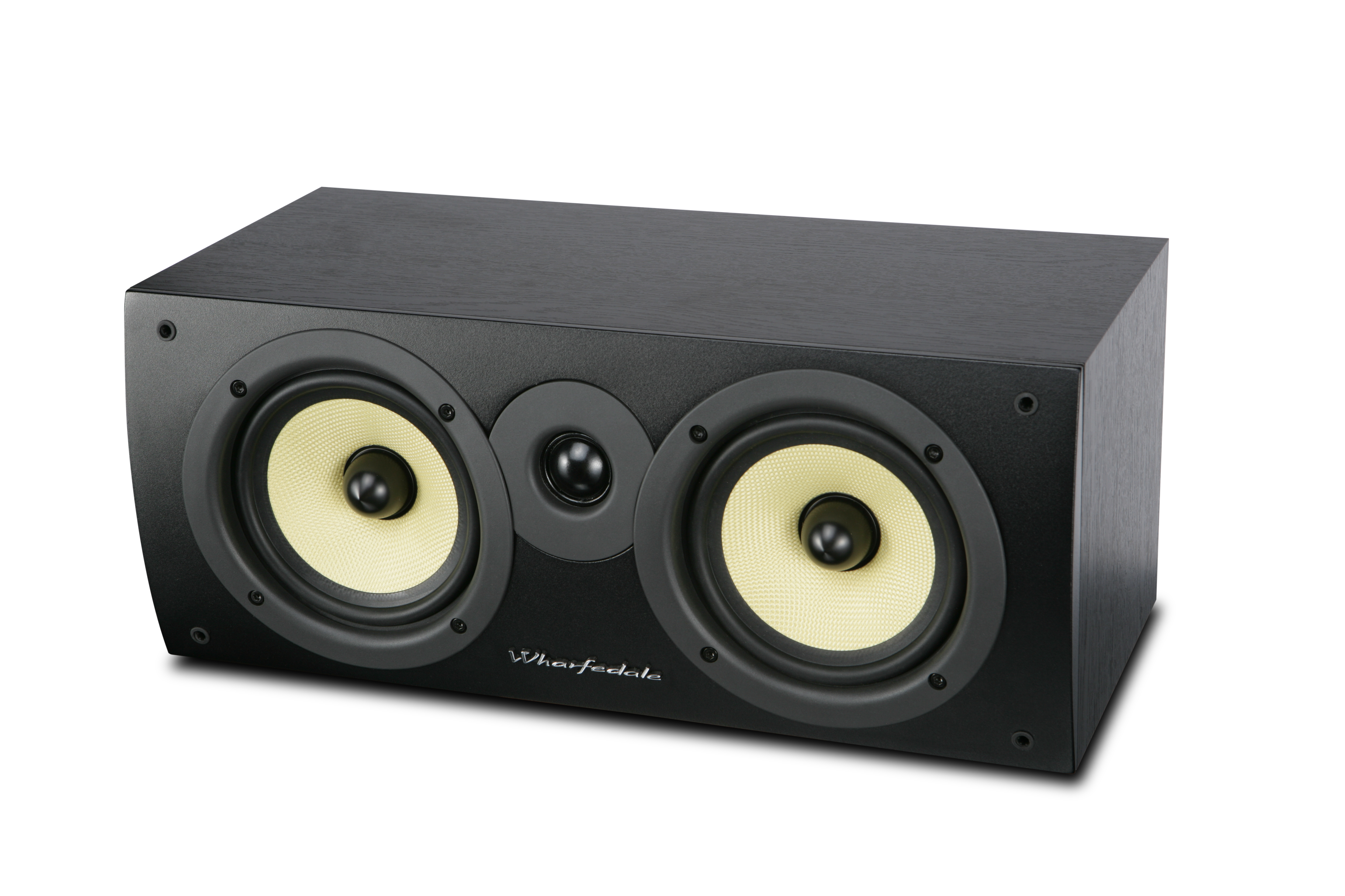 seitliche Front Wharfedale Crystal 4.C black