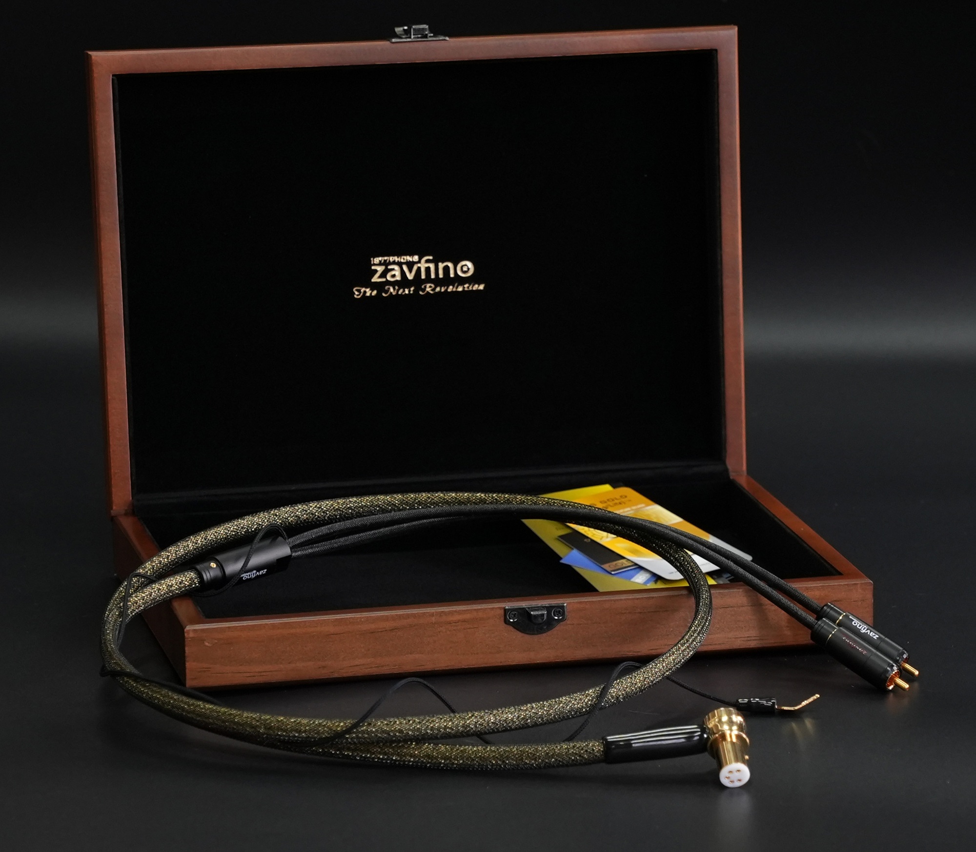 Kabel Zavfino MIDAS - DIN 90° auf RCA 1,5m