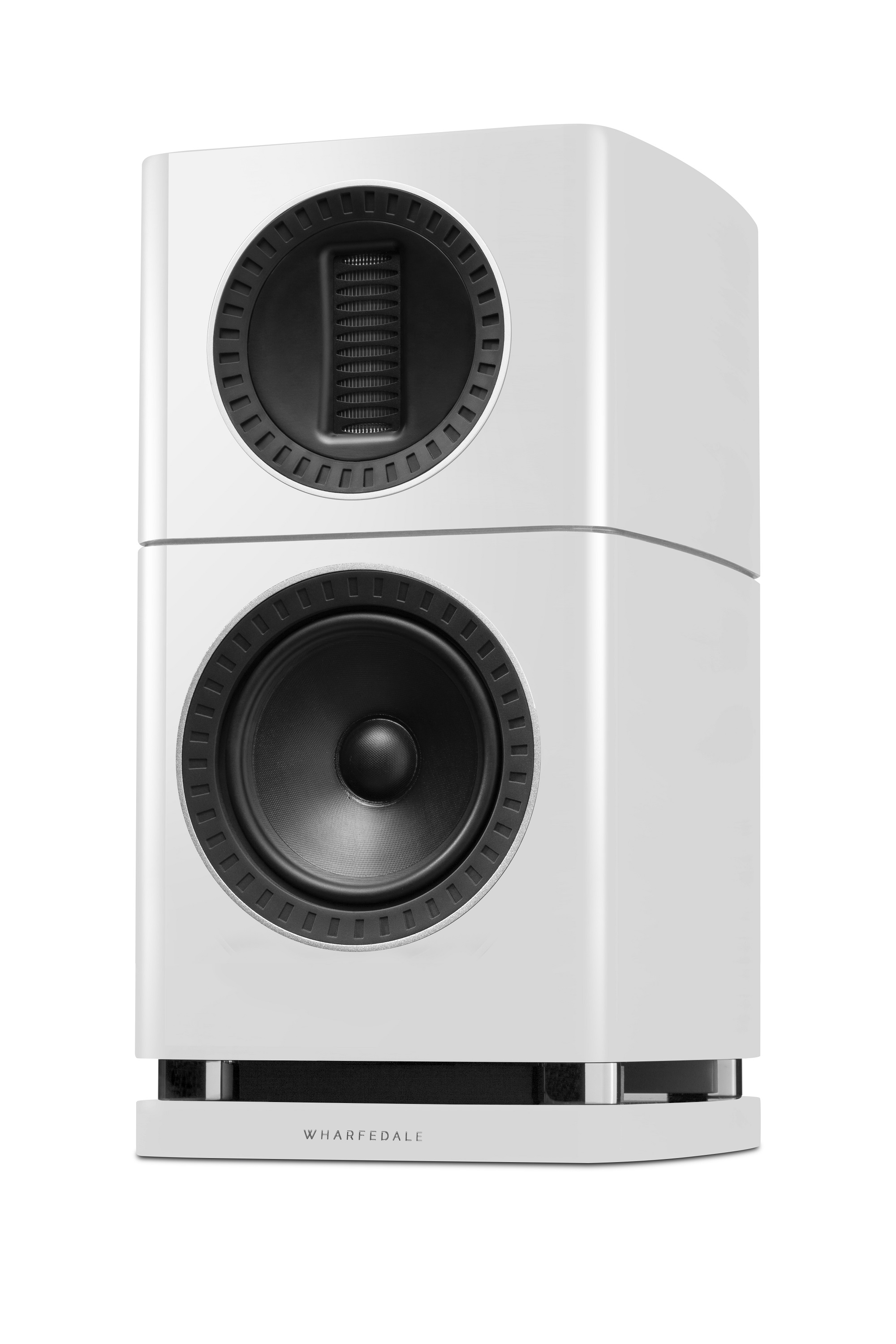 seitliche Front Wharfedale ELYSIAN 1 Piano White