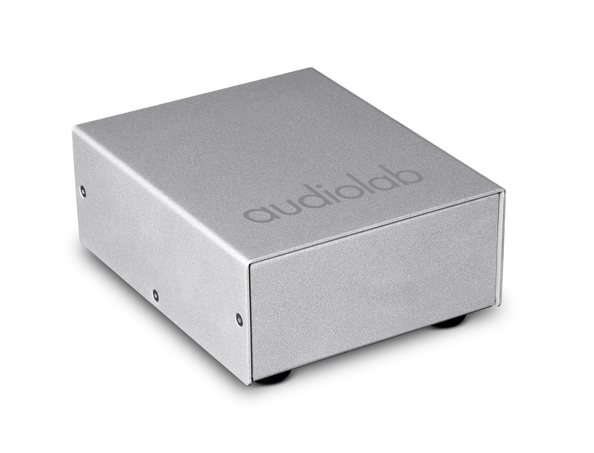 seitliche Front audiolab DC BLOCK Silver