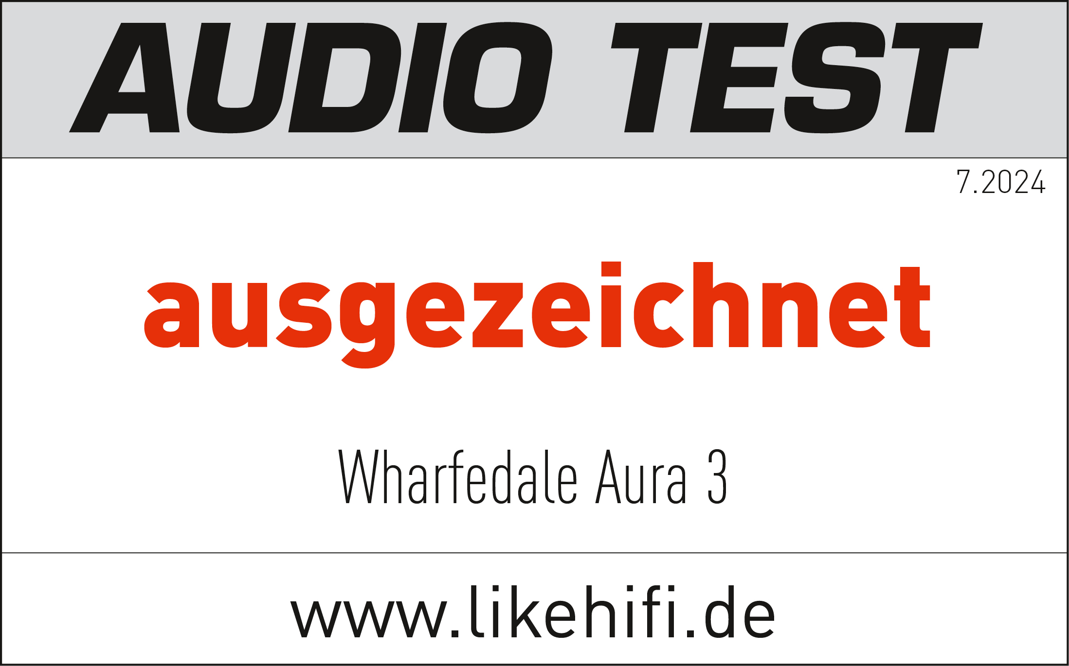 Wharfedale Aura 3 Black hi-gloss