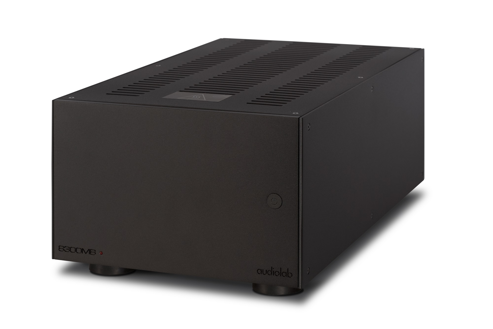 seitliche Front audiolab 8300MB Aluminium Black
