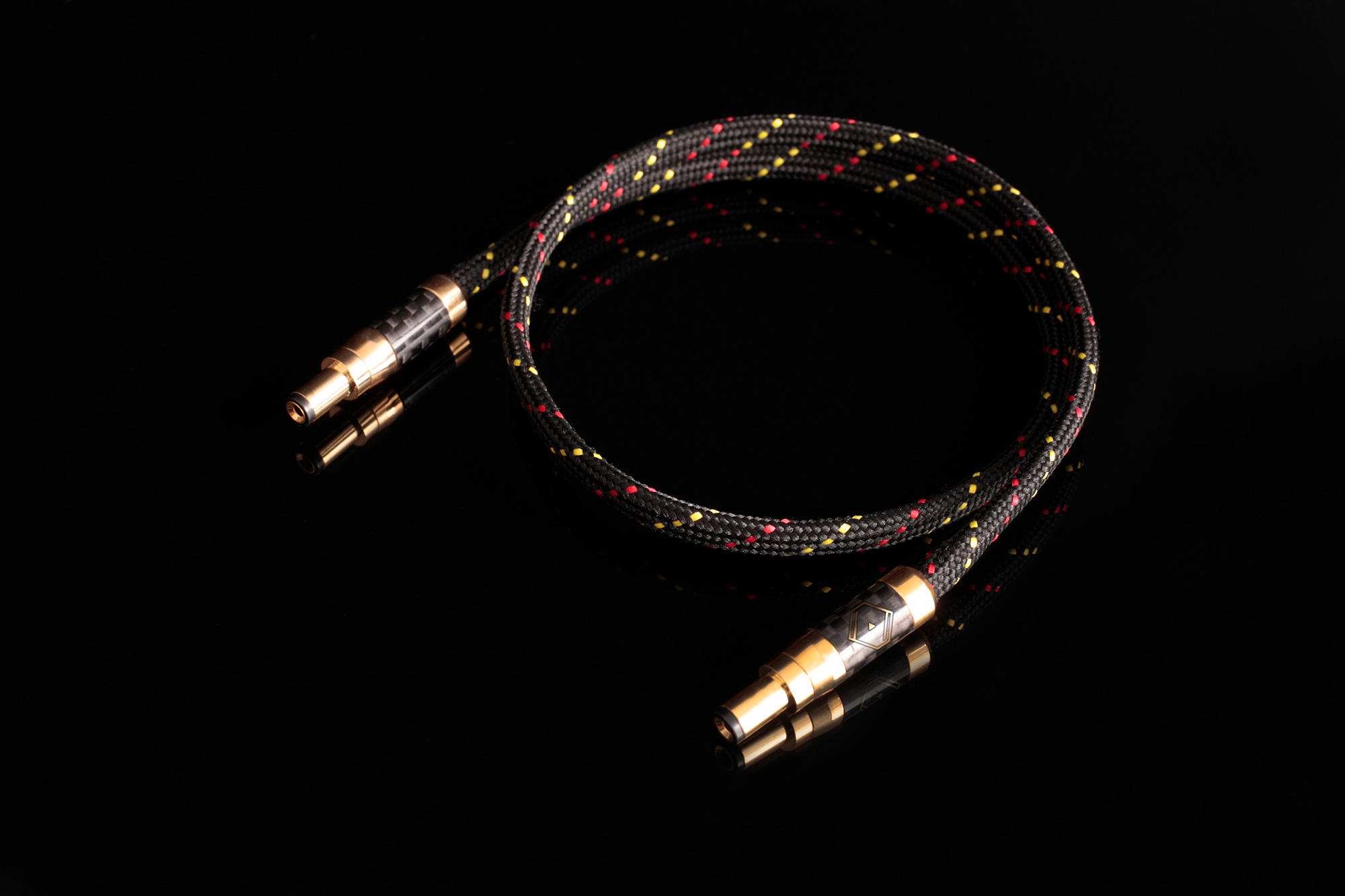 Front Silent Angel Bastei DC Kabel- Kupfer/Silber 20cm