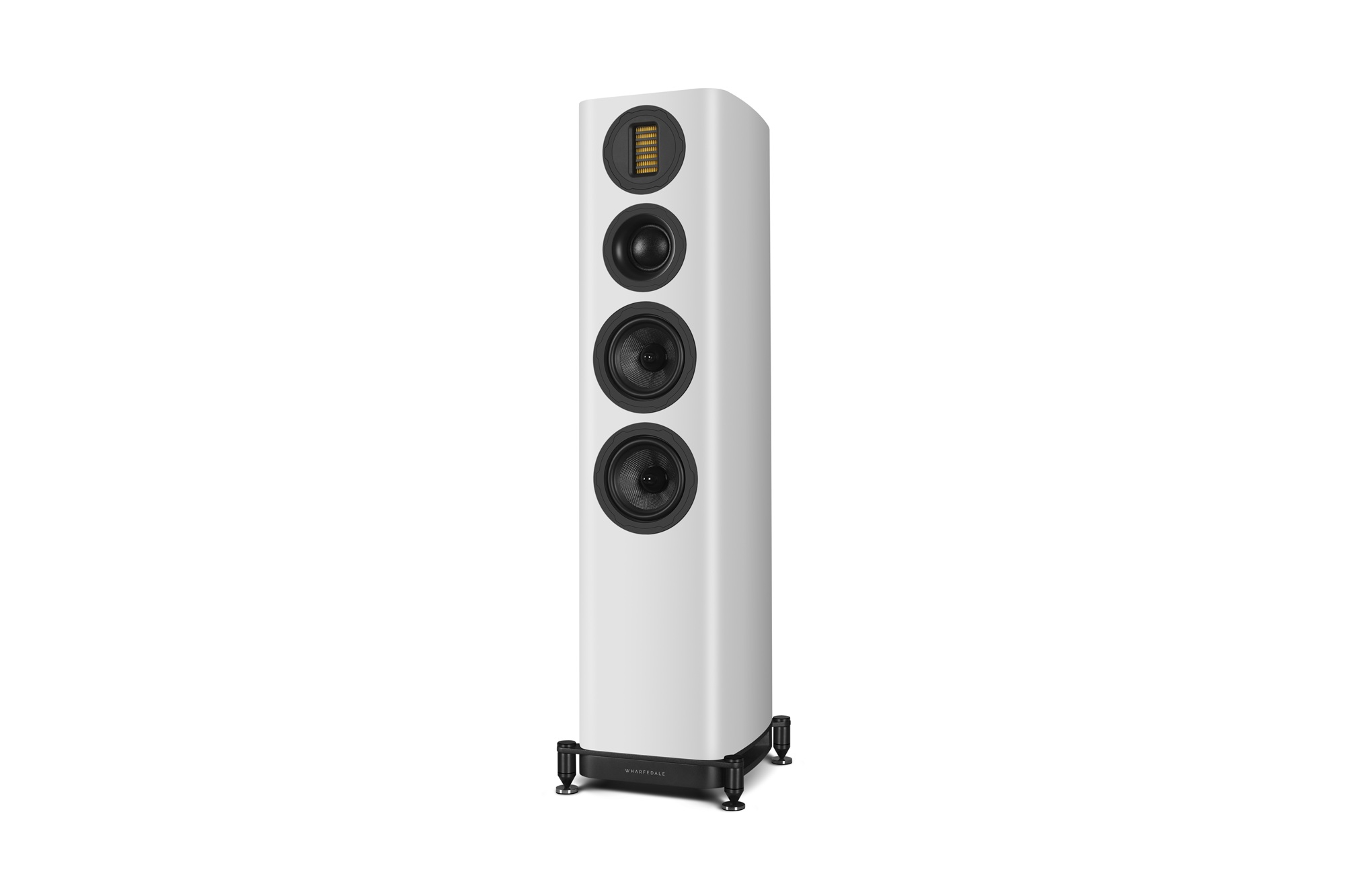 seitliche Front Wharfedale EVO 5.3 White