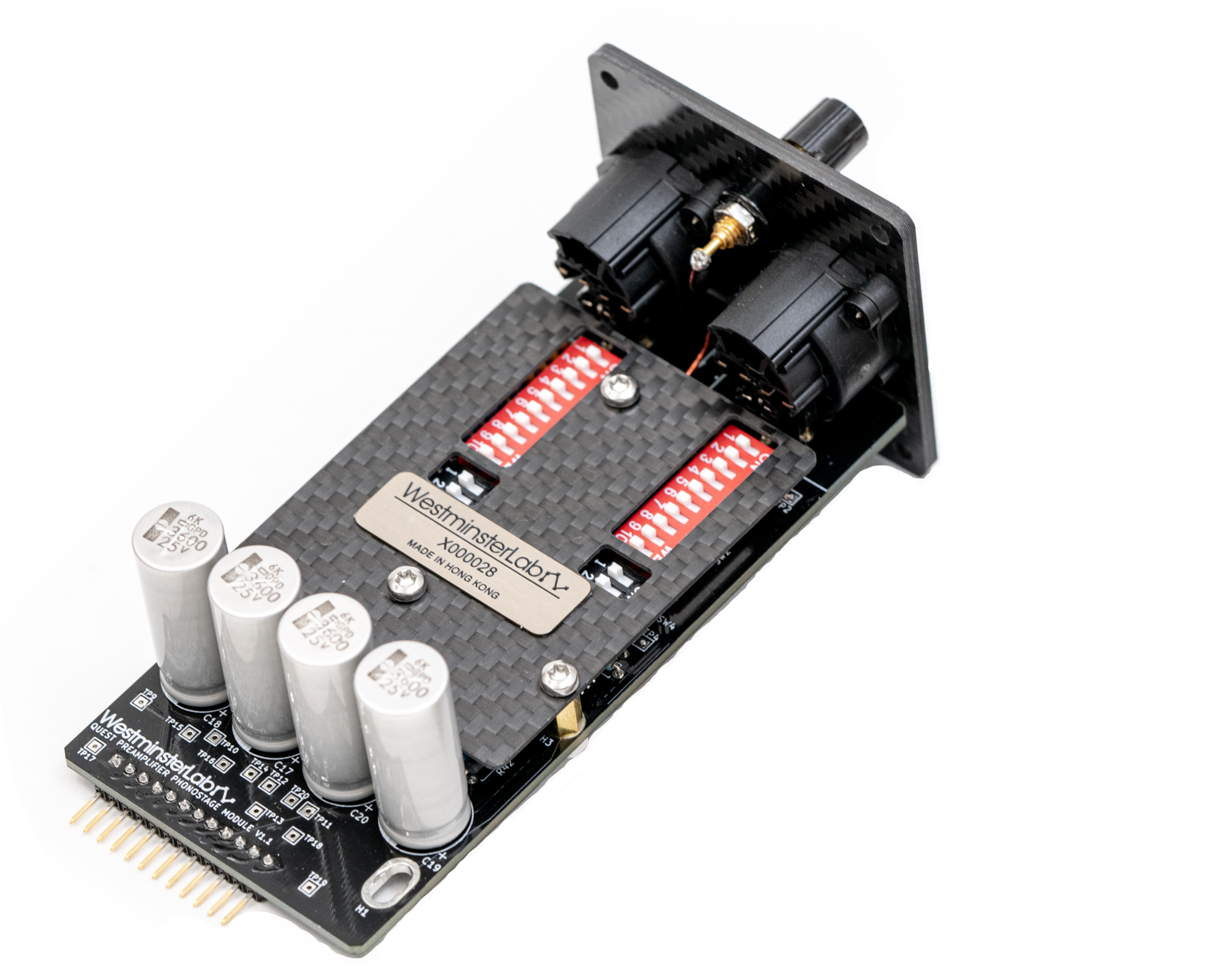 Front WestminsterLab QUEST Expansion Card - Phono Input XLR