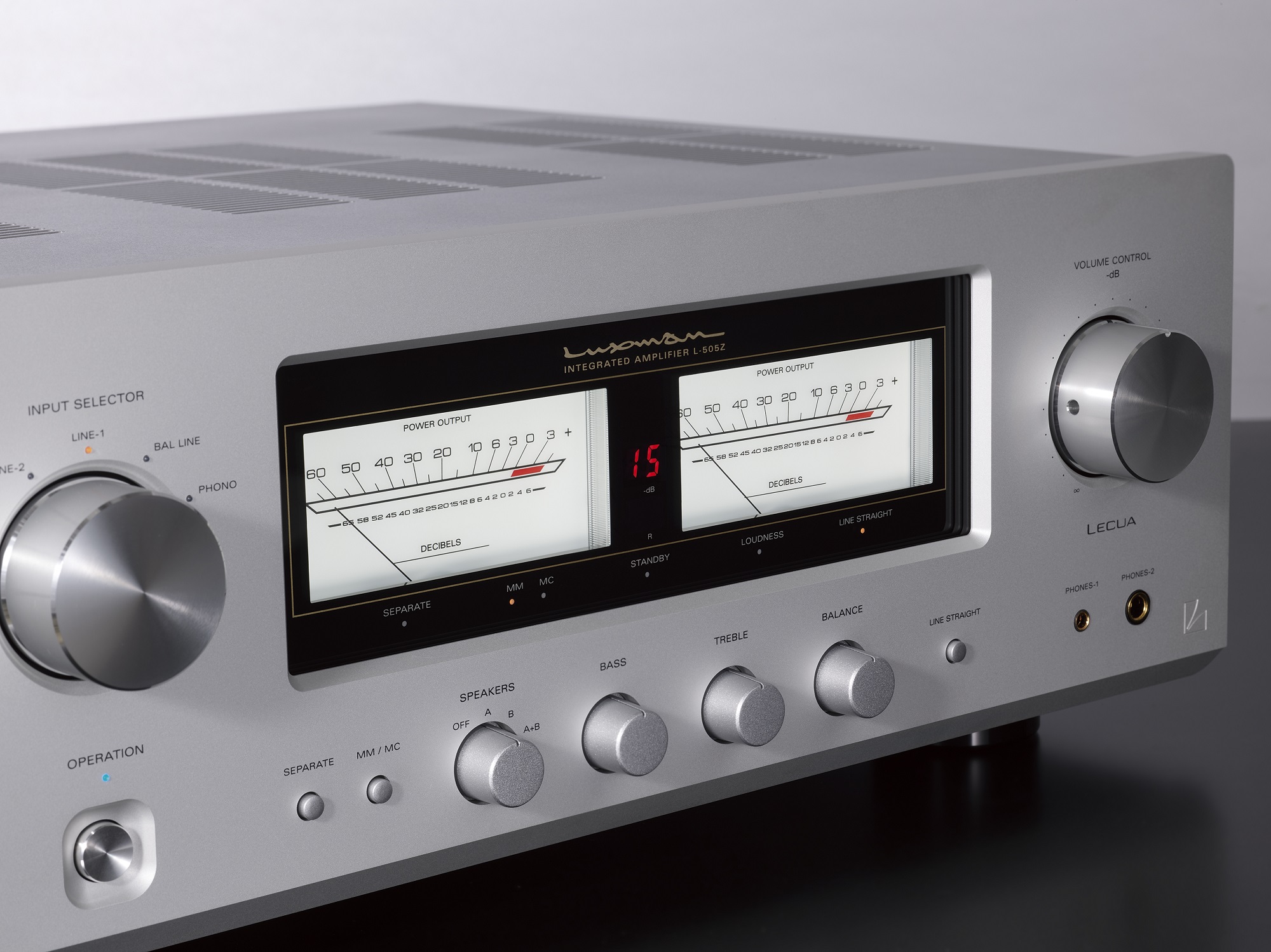 seitliche Front Luxman L-505Z