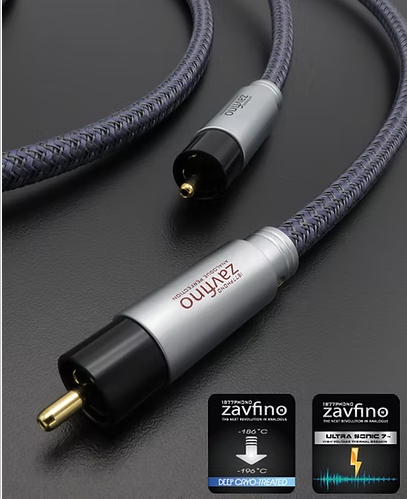 Kabel Zavfino ARCADIA MK2 - RCA auf RCA 1m