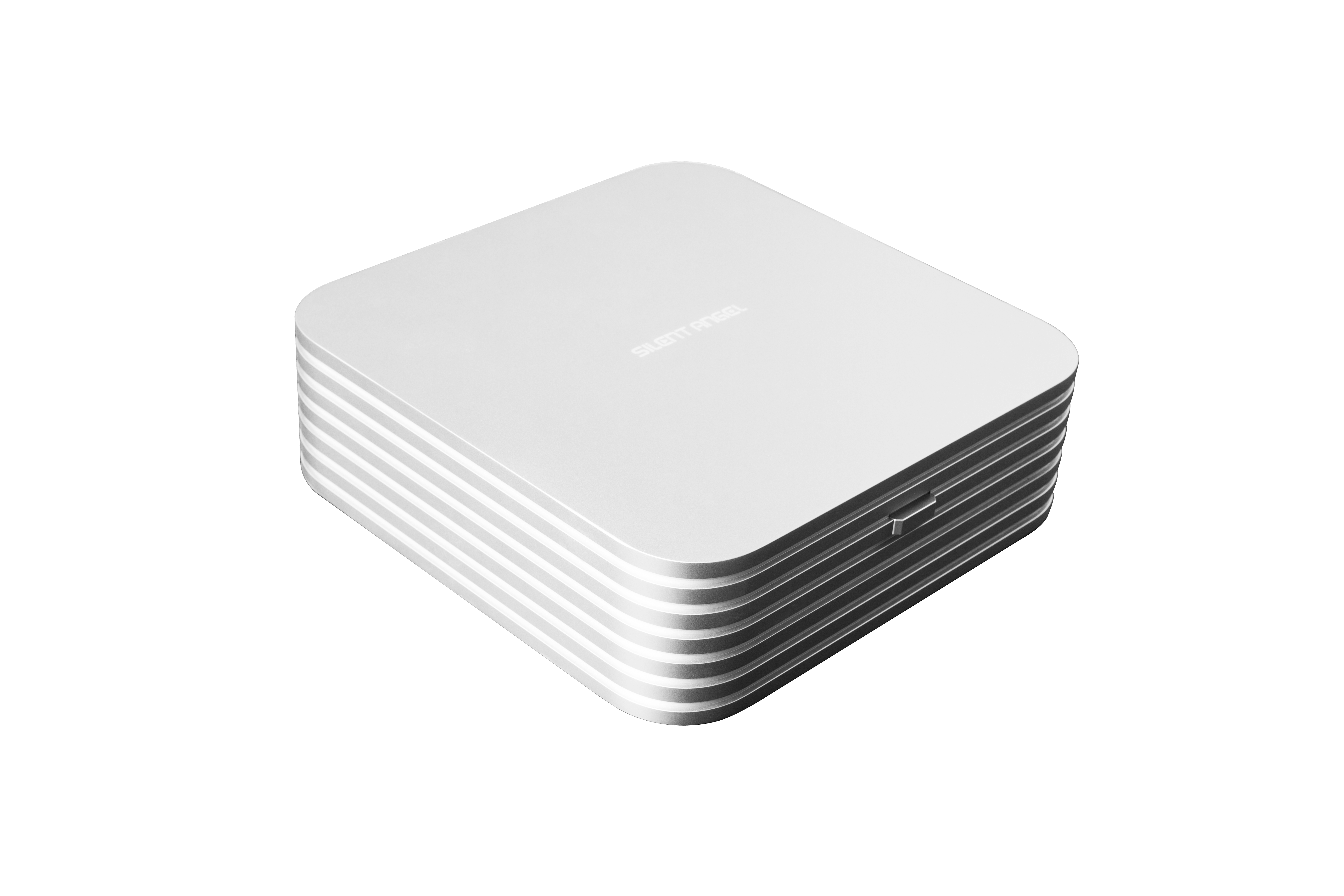 seitliche Front Silent Angel Rhein Z1 silver 2 TB SSD